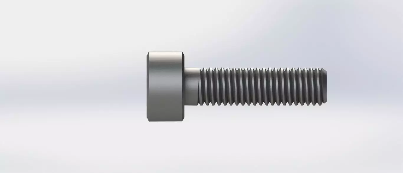 M8X30 mm Socket Head Screw Free 3D model_0