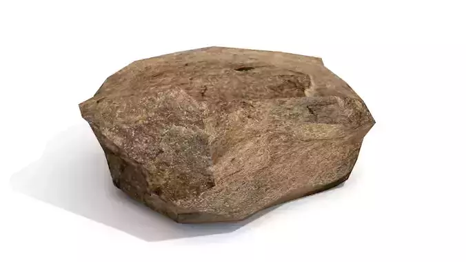 Rock with bestvtextures 3D model