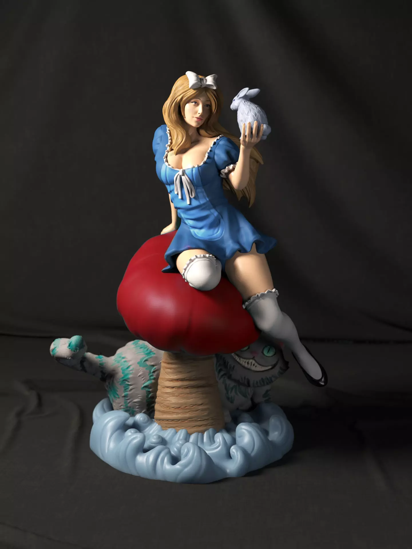 Alice in Wonderland SFW 3D print model_0