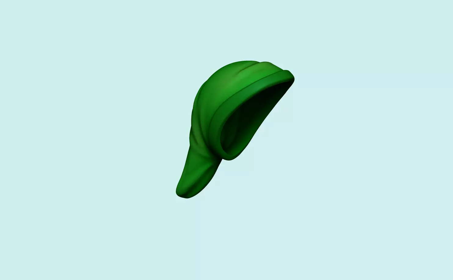 Hat - Inspired in Link - Legend of Zelda Low-poly 3D model_0