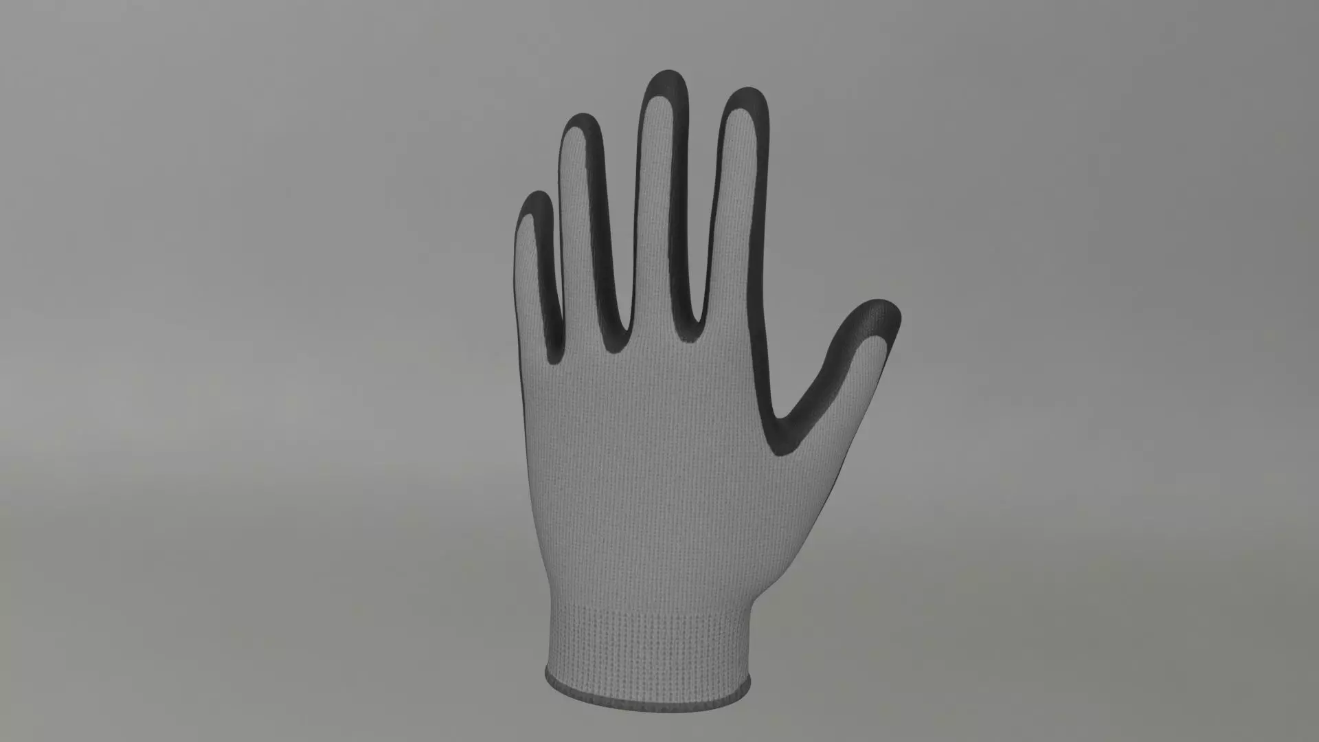 Coated Working Gloves 3D model