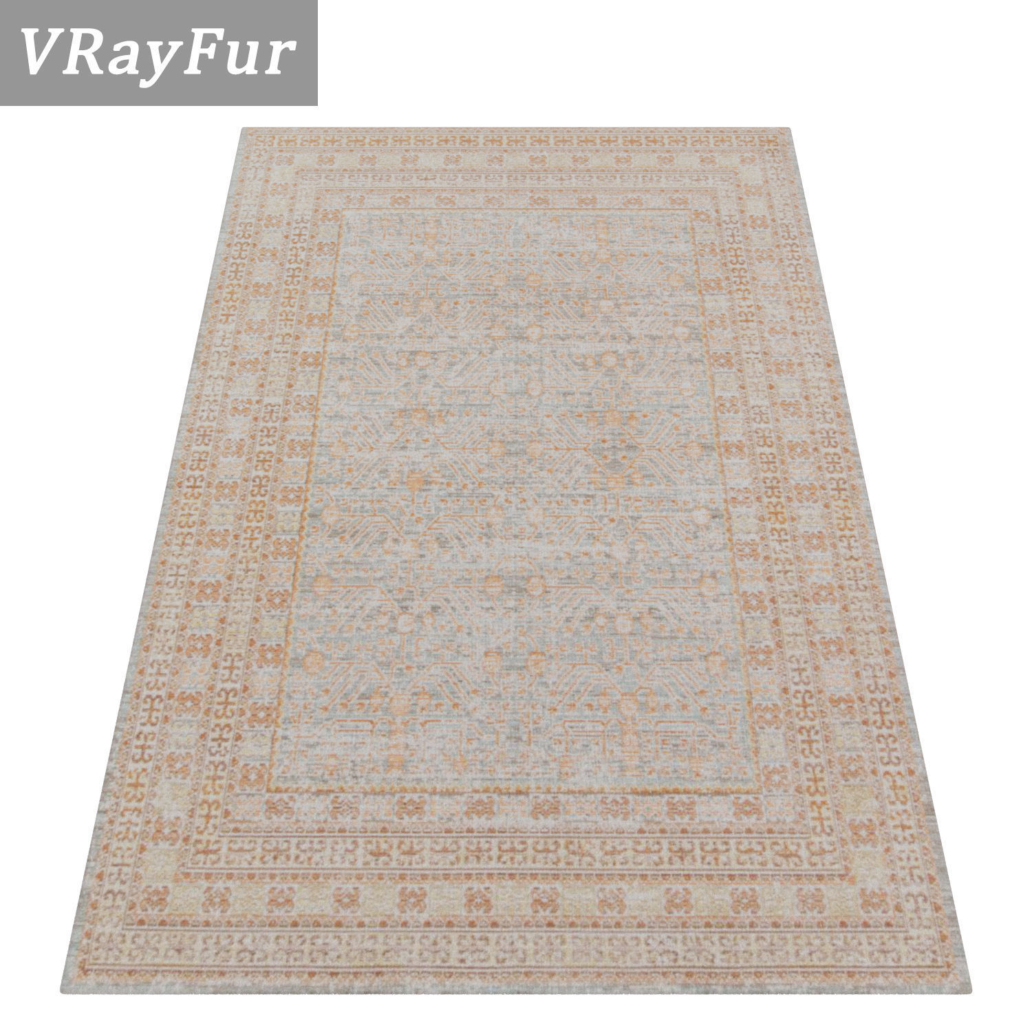 Rug Set 928 3D model_2