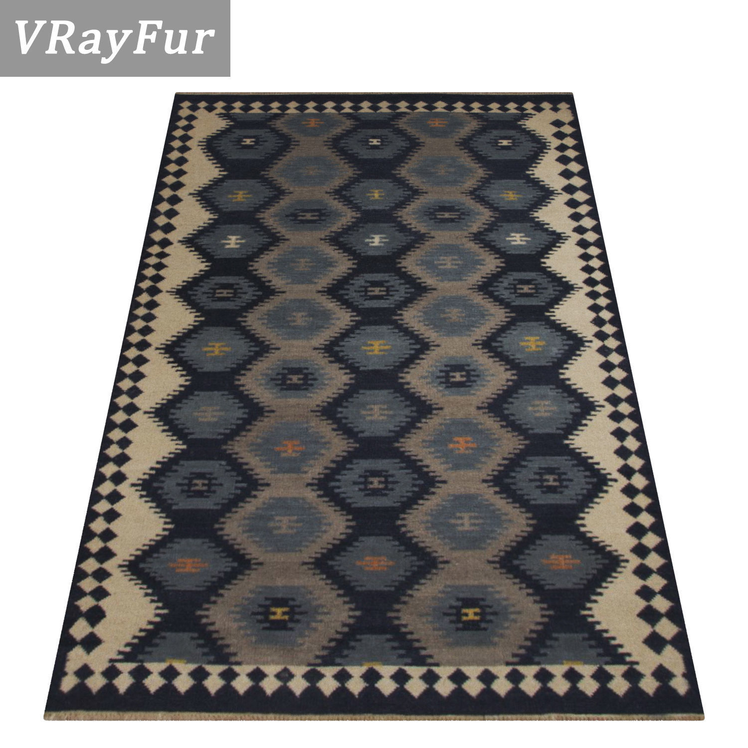 Rug Set 929 3D model_2