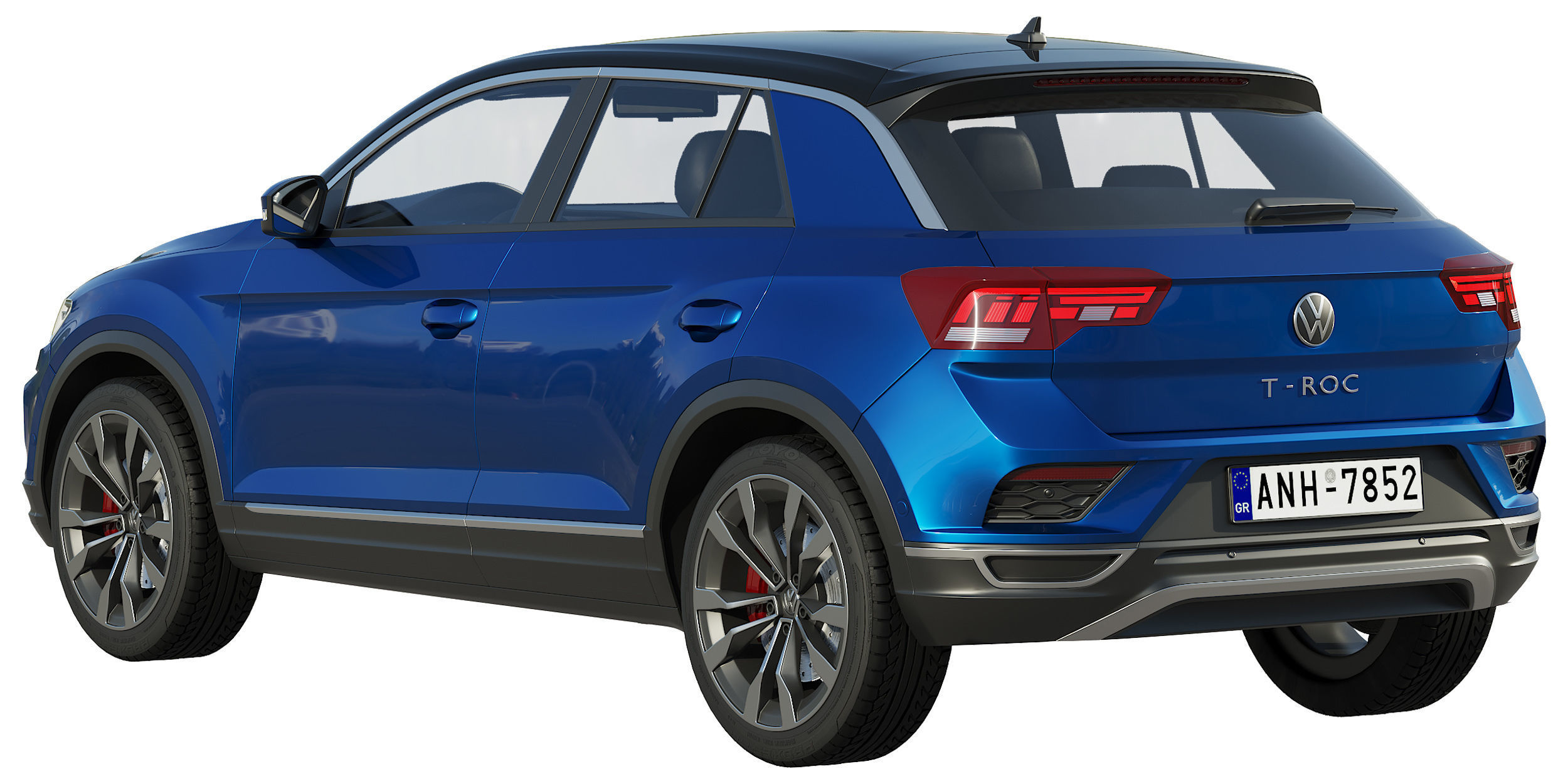 Volkswagen T-Roc 3D model_2