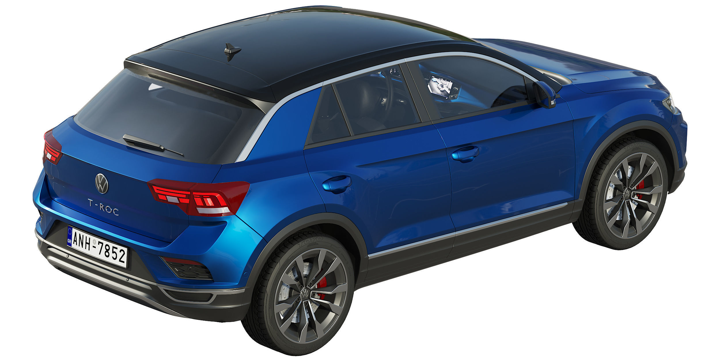 Volkswagen T-Roc 3D model_3