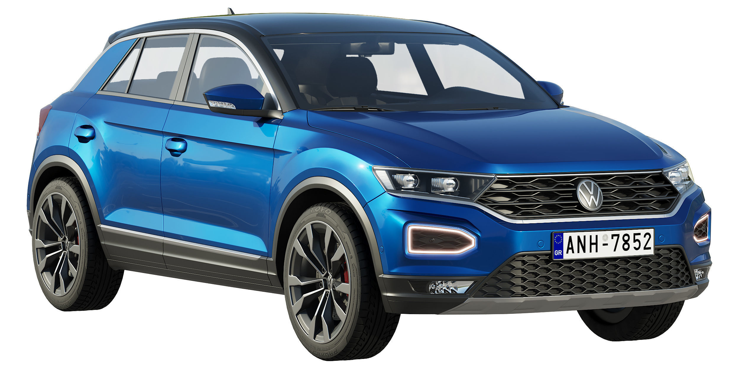 Volkswagen T-Roc 3D model_1