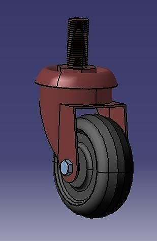 tire for wheelchair 3D print model