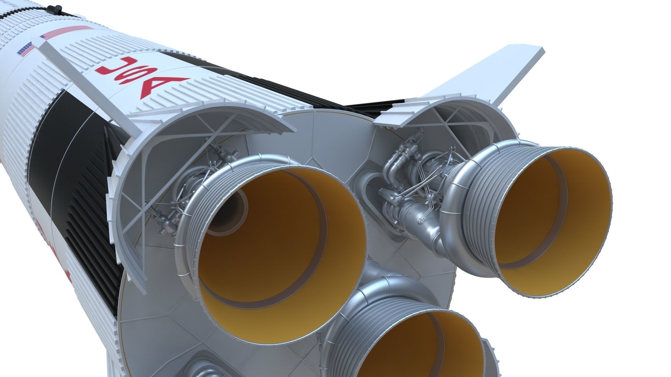 7 Models NASA Space Rockets Collection 3D model | CGTrader