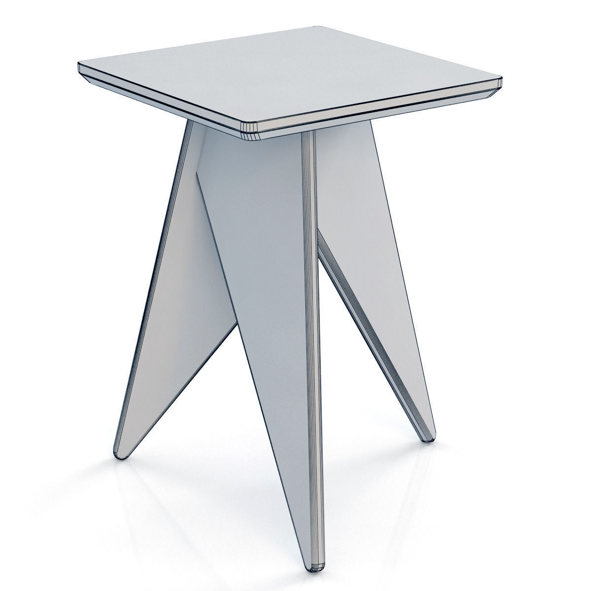 BoConcept Stool 3 3D model_4
