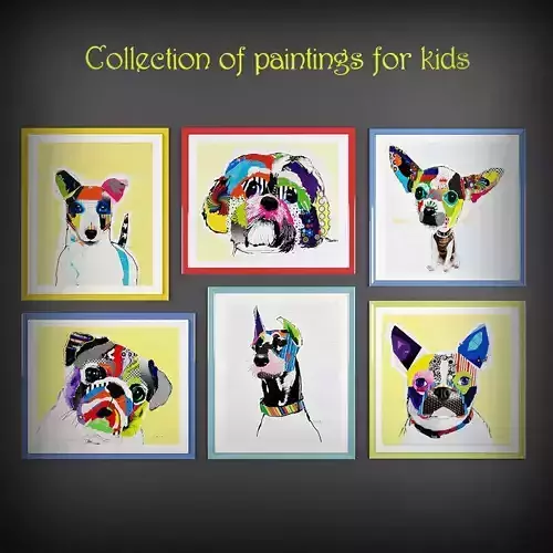 Picture Frames 3D model