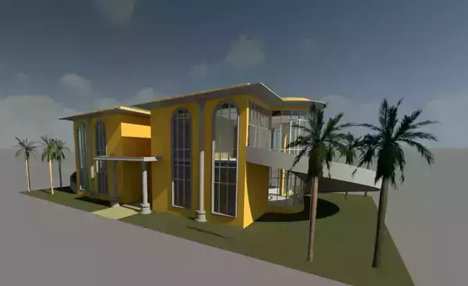 revit 2017 building Free 3D model