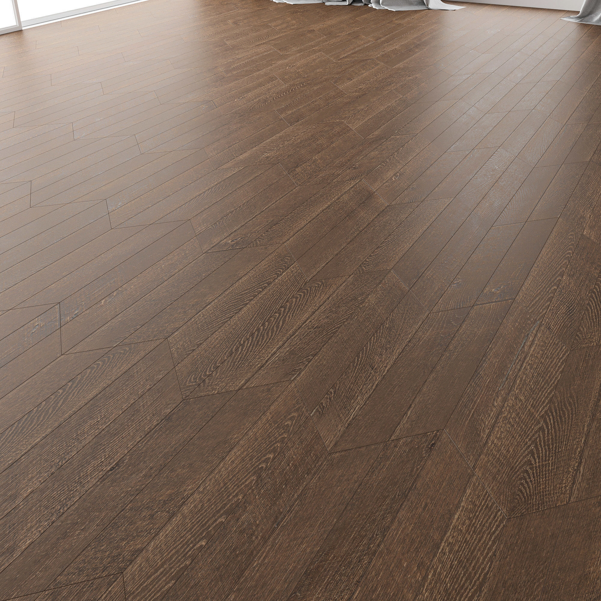 Parquet Oak Rotec Wildwood set 6 3D model_2