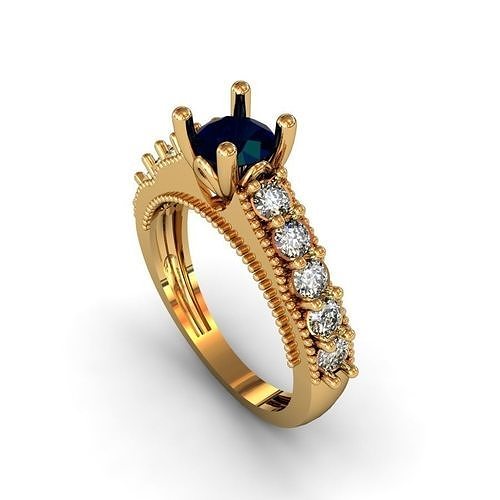 Engagement Ring 27 3D model
