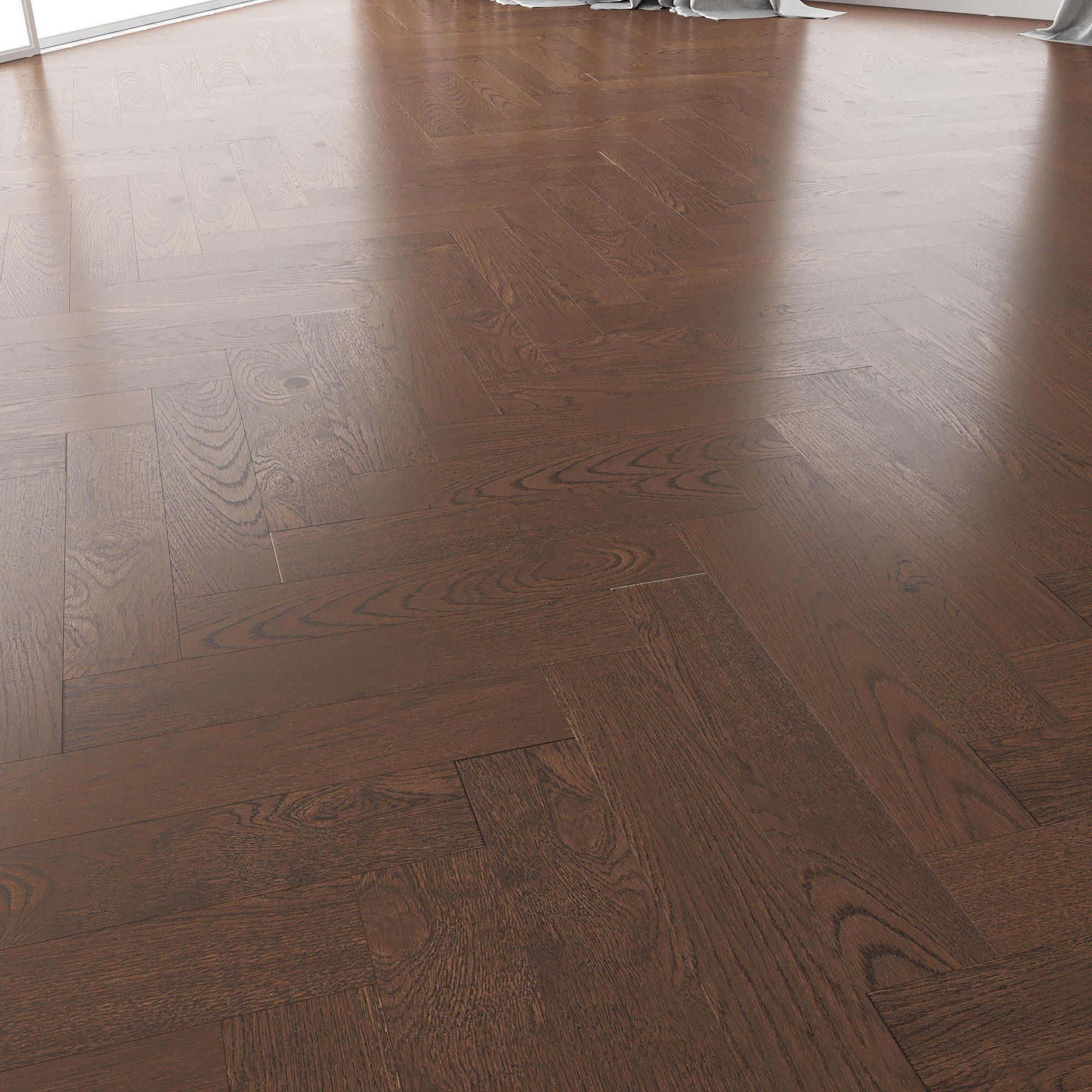 Parquet Oak Seal Brown WWL set 4 3D model_3