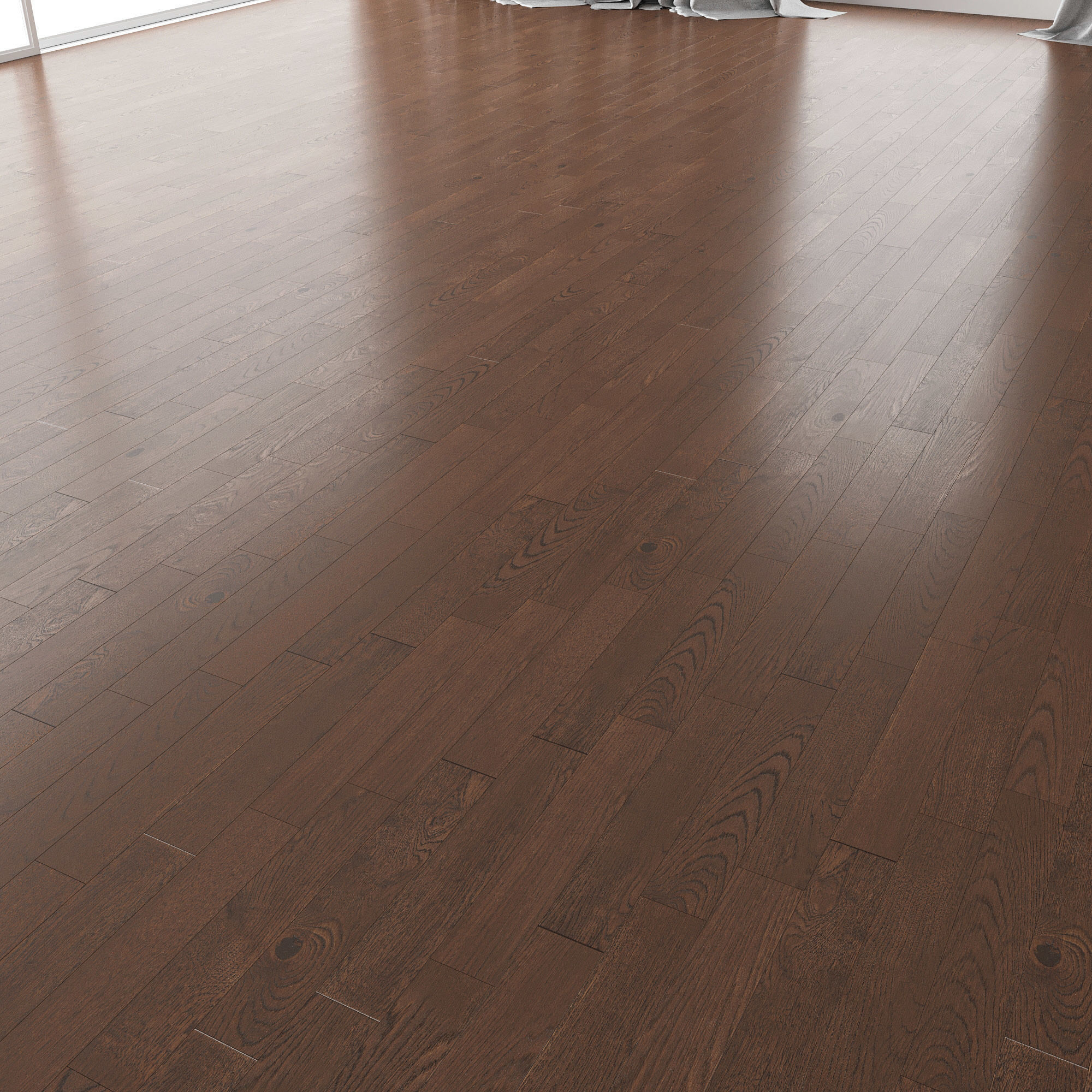 Parquet Oak Seal Brown WWL set 7 3D model_1