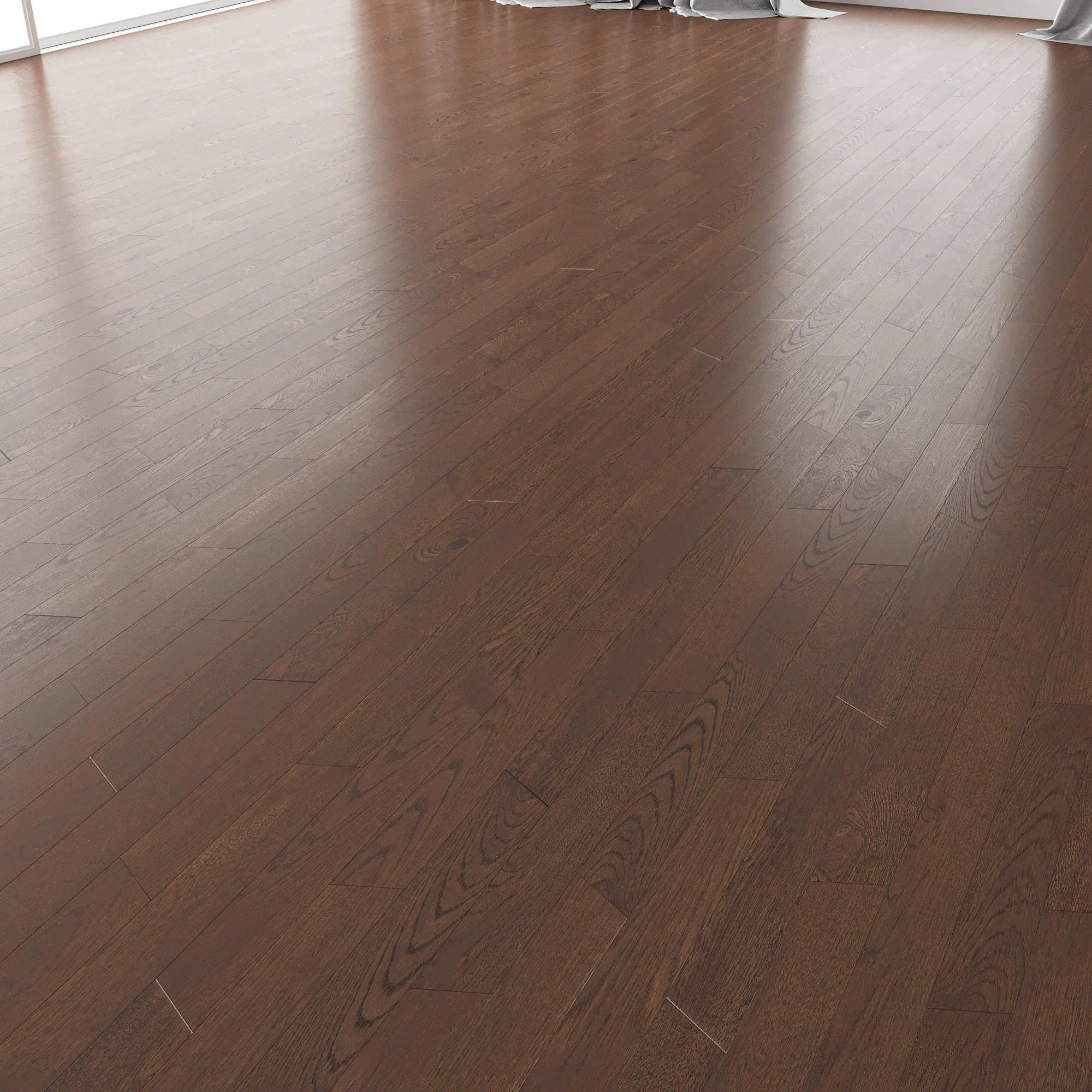 Parquet Oak Seal Brown WWL set 7 3D model_2