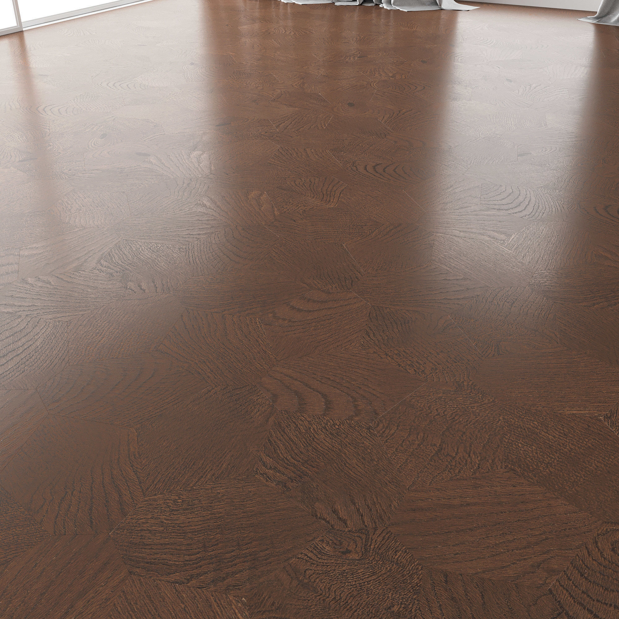 Parquet Oak Seal Brown WWL set 7 3D model_3