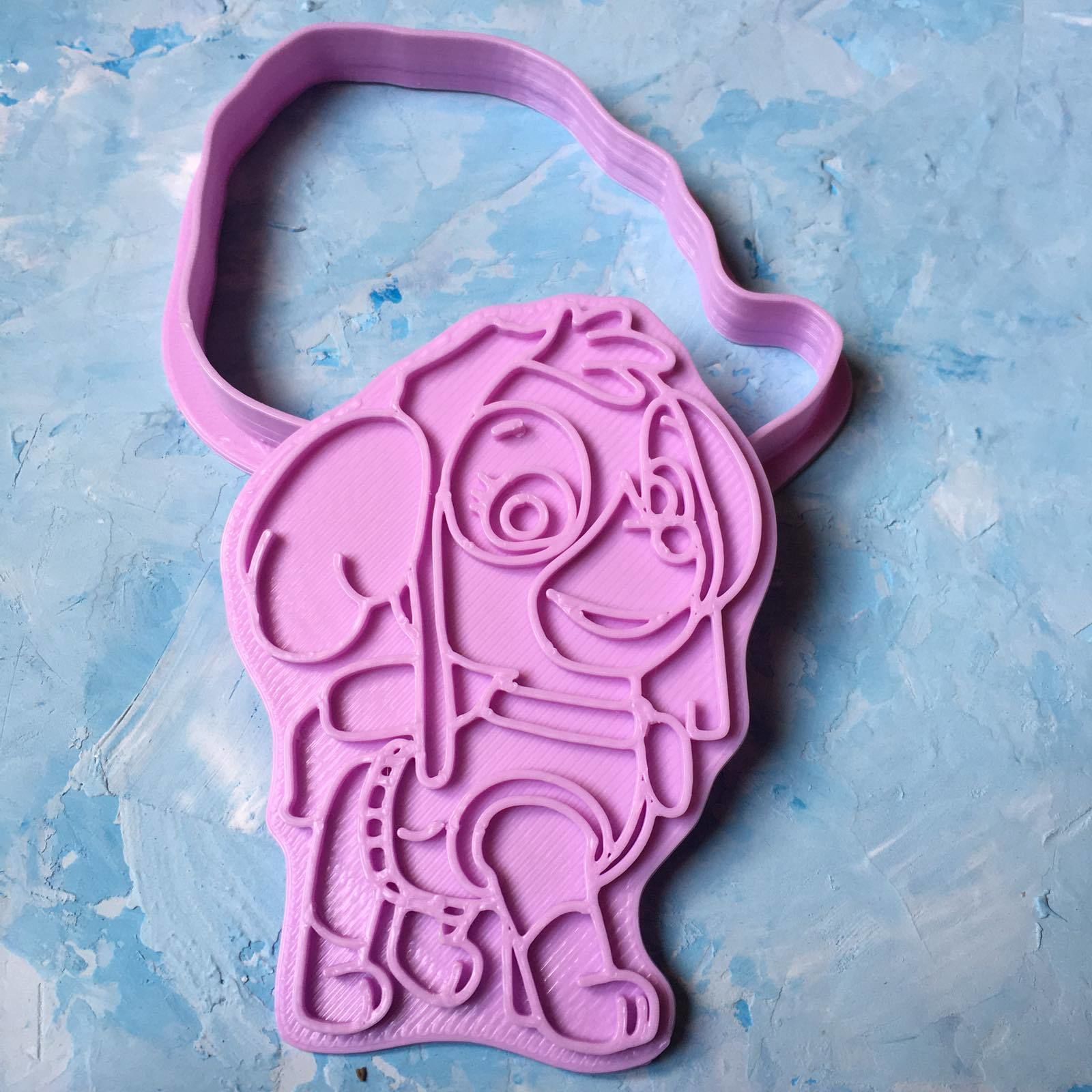 Paw Patrol Cookie Cutter Details Skye 3D print model 3D print model_1
