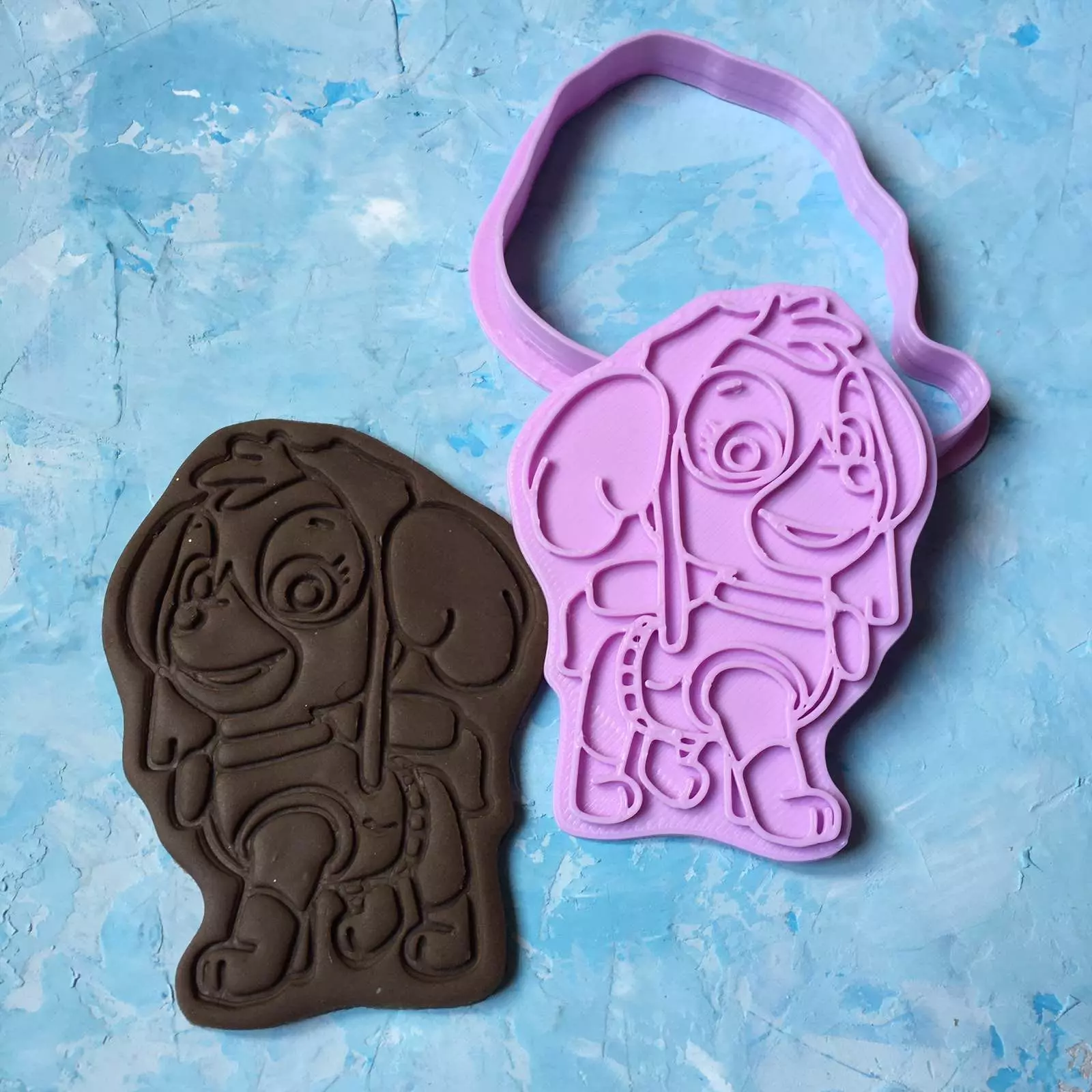 Paw Patrol Cookie Cutter Details Skye 3D print model 3D print model_0