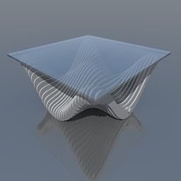 parametric table Free 3D model