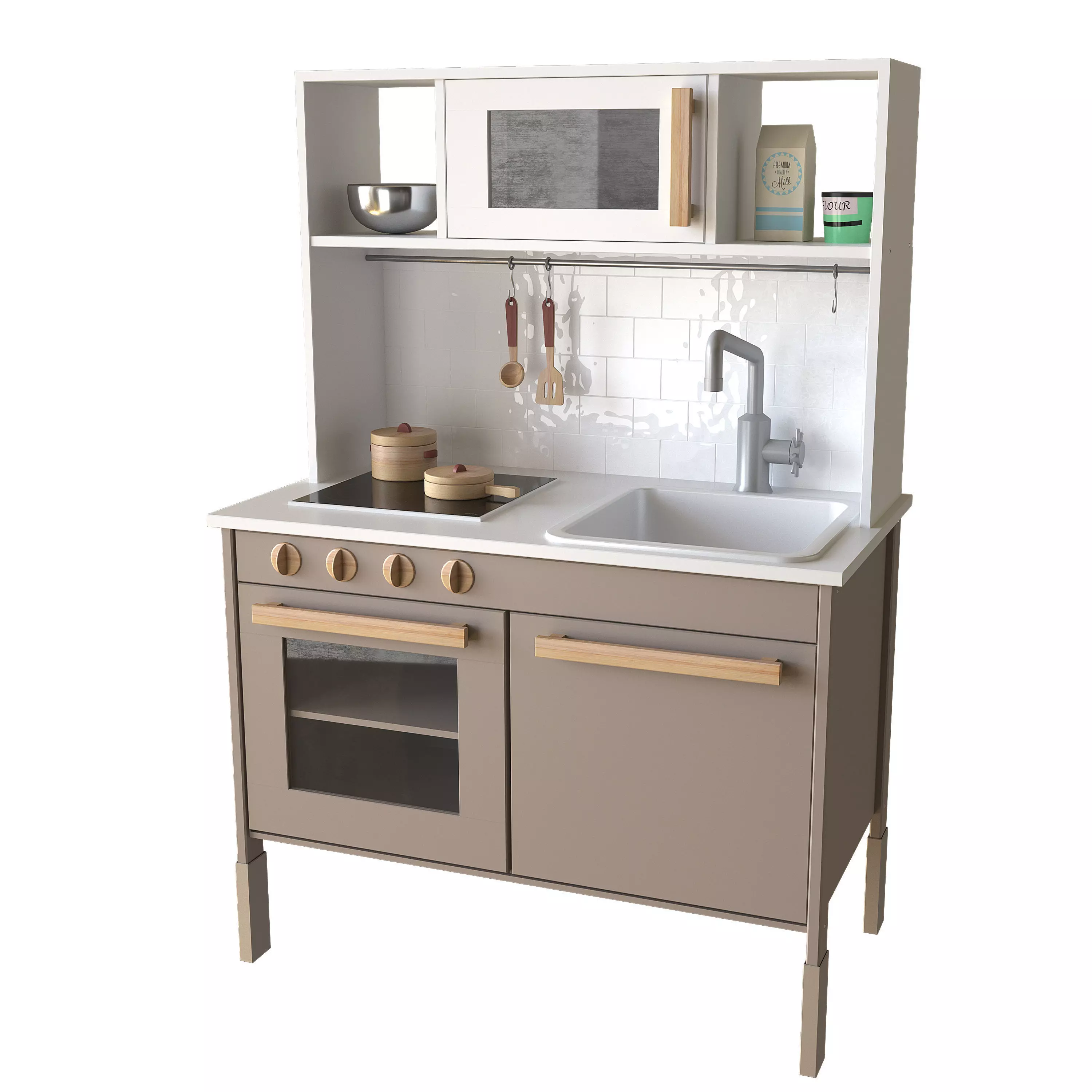 Kitchen for children 02 3D model