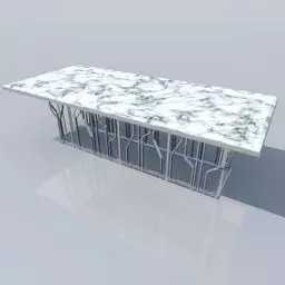 Longhi GINZA table Free 3D model