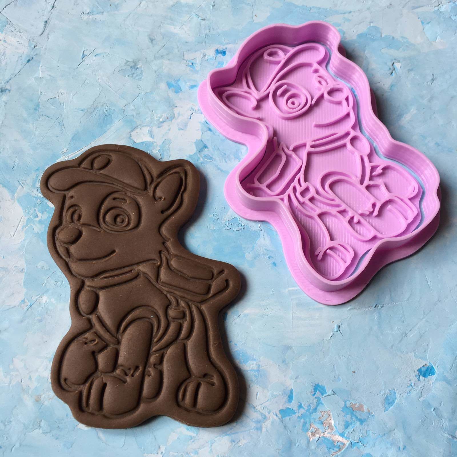 Paw Patrol Cookie Cutter Details Rocky 3D print model 3D print model_1