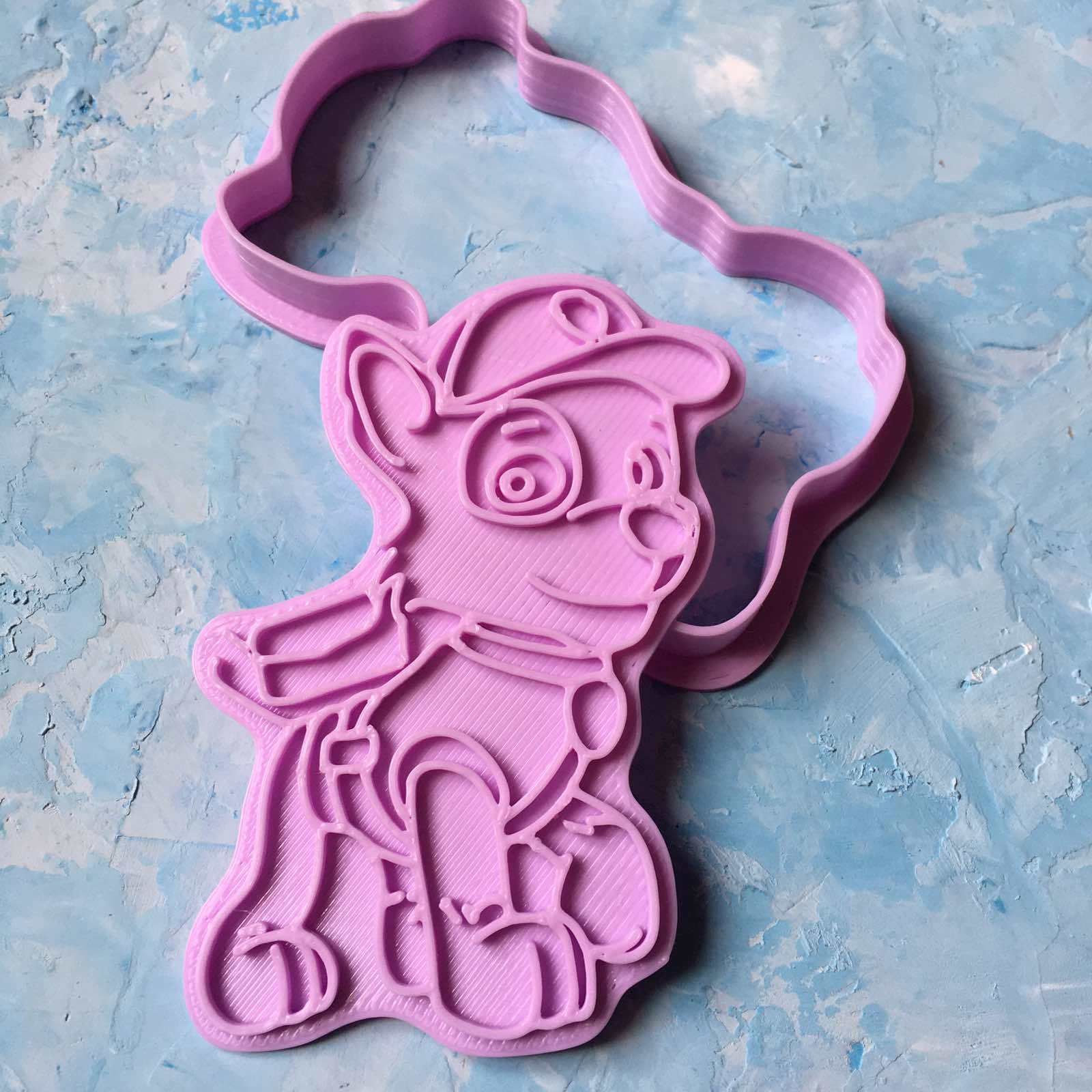 Paw Patrol Cookie Cutter Details Rocky 3D print model 3D print model_3