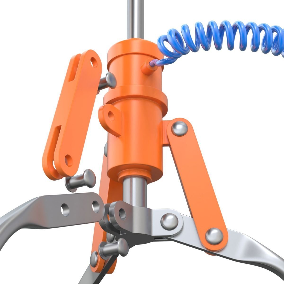 Robotic Claw 3D model_4