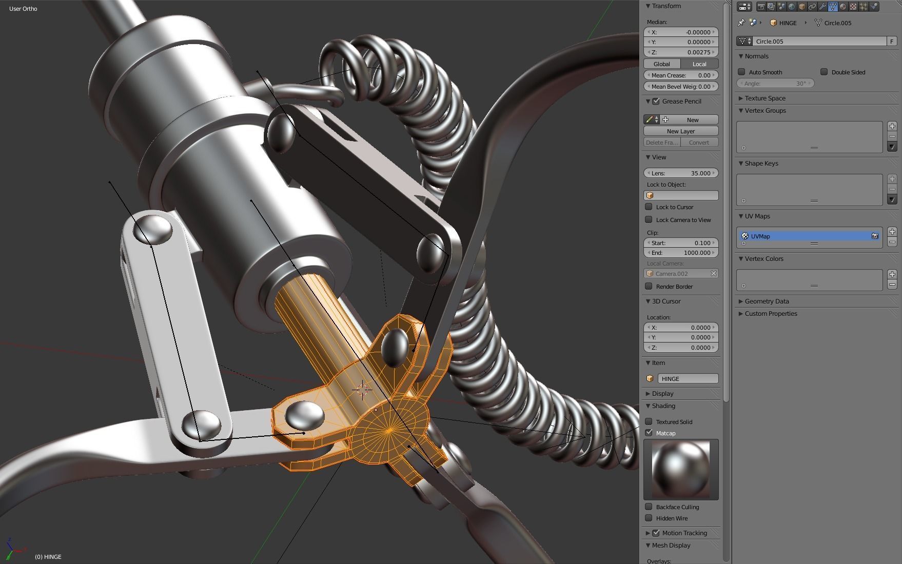 Robotic Claw 3D model_17