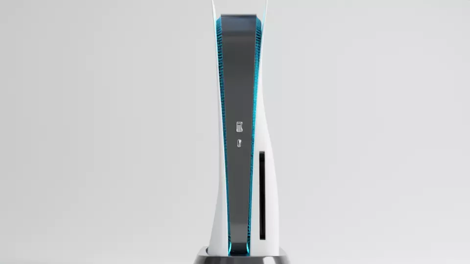 ps5 console 3D model_0