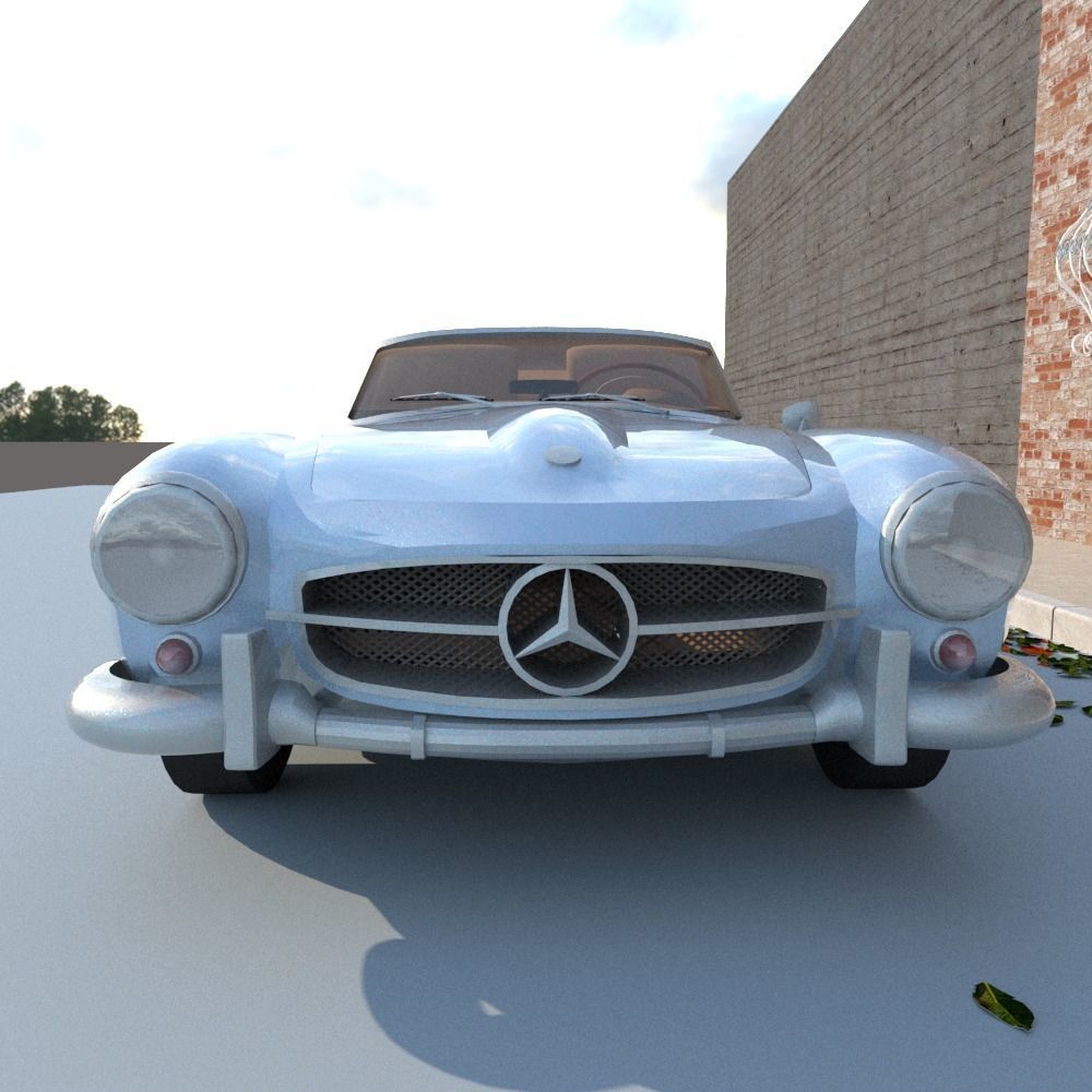 sport car 3D model_3