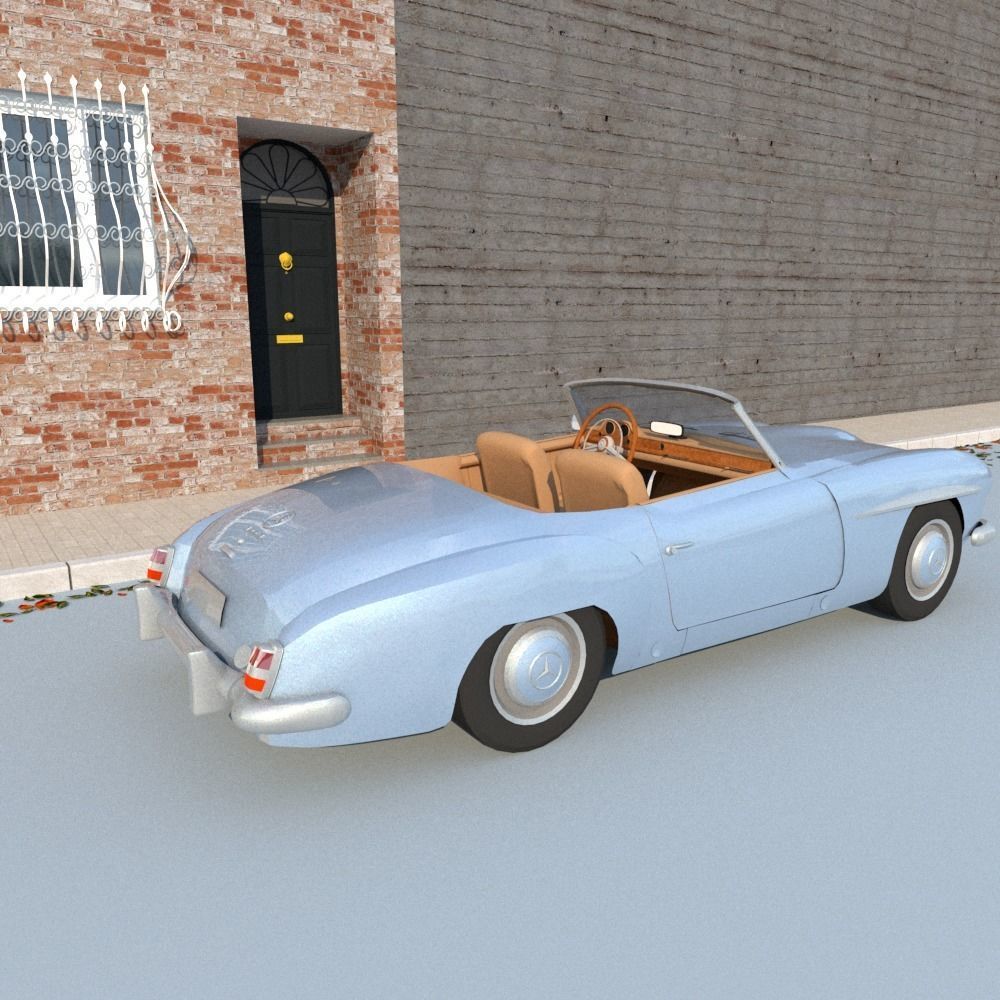 sport car 3D model_1