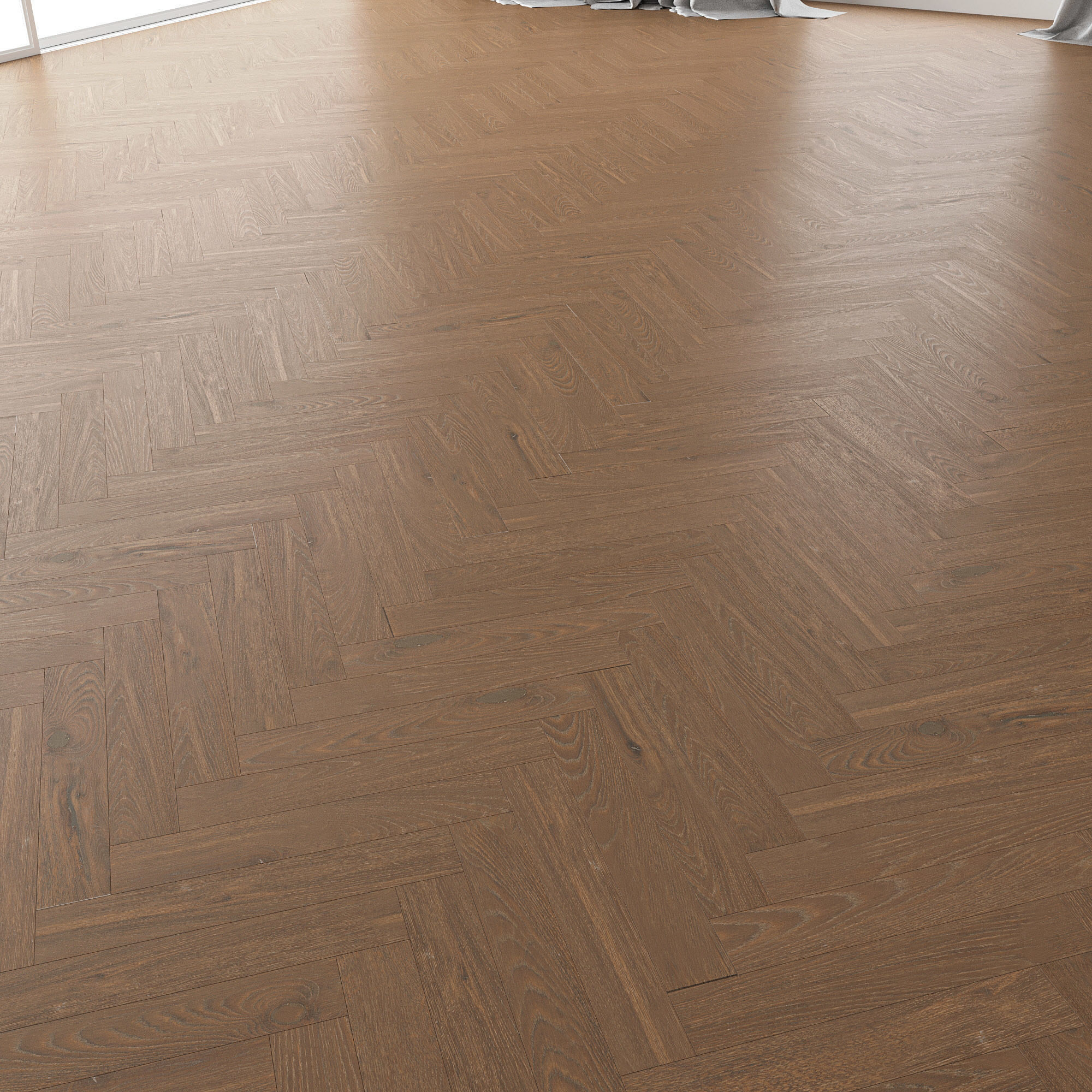 Parquet Oak Vincinyatta Brushed set 2 3D model_1