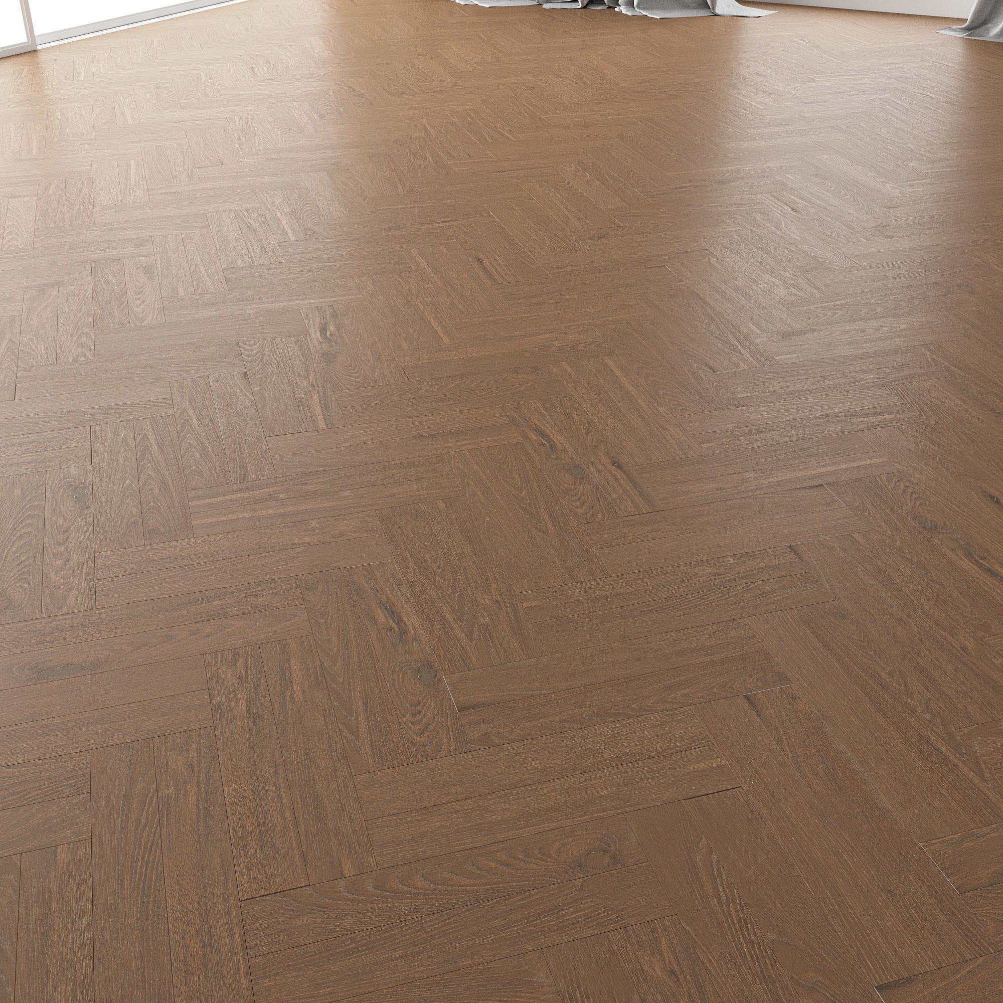 Parquet Oak Vincinyatta Brushed set 2 3D model_2