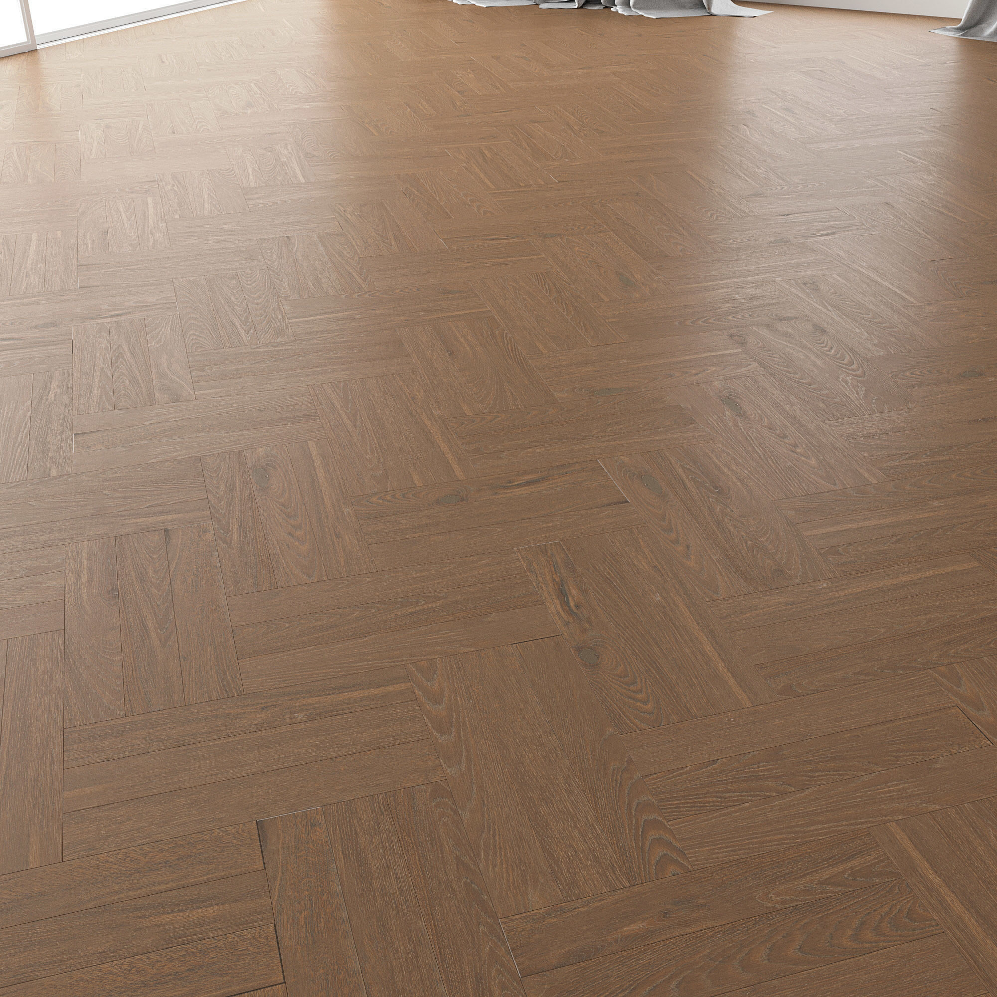 Parquet Oak Vincinyatta Brushed set 2 3D model_3