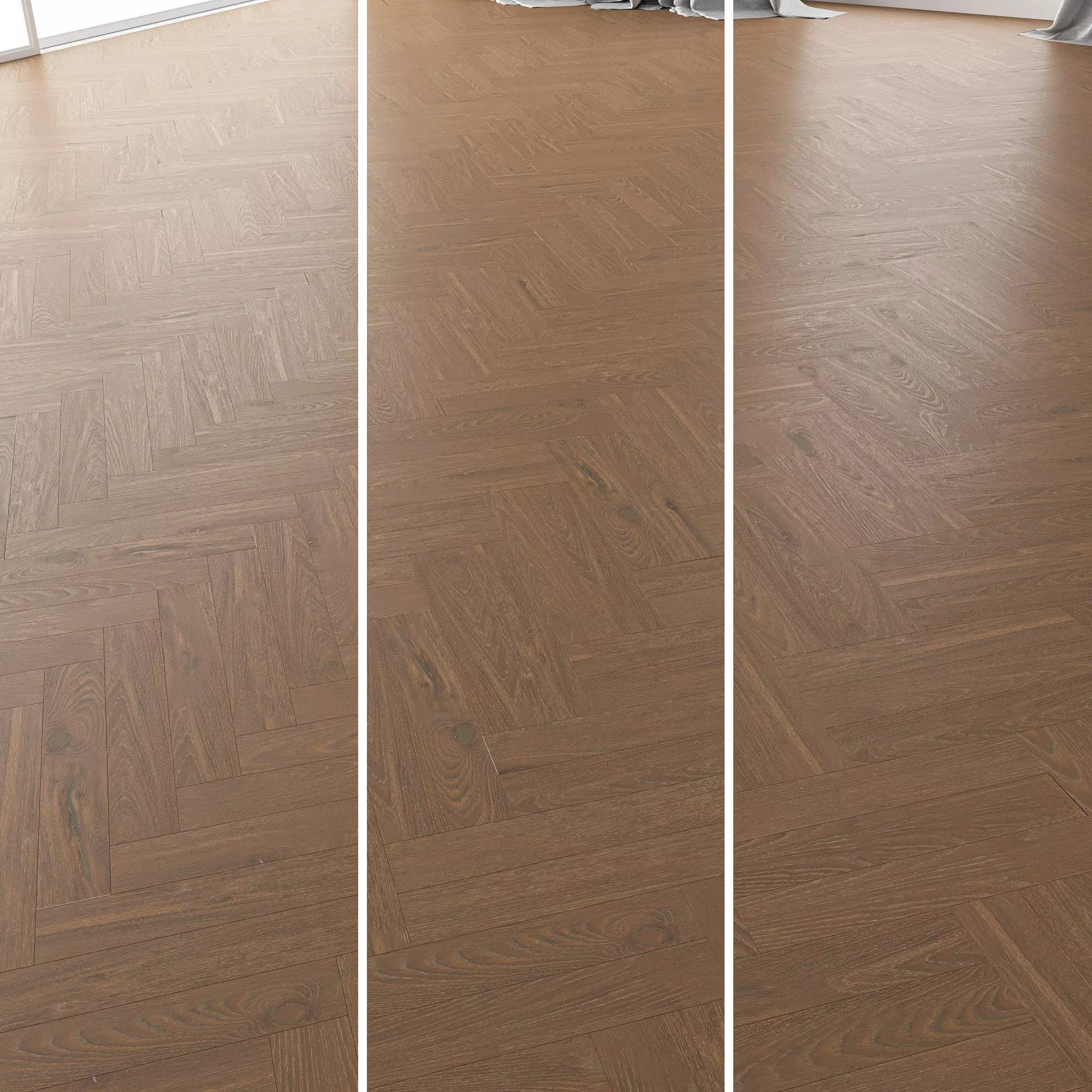 Parquet Oak Vincinyatta Brushed set 2 3D model_0