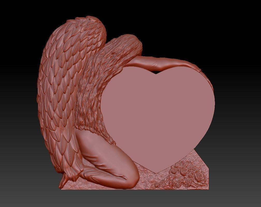 Angel Monuments 3D Stl model 3D print model_13