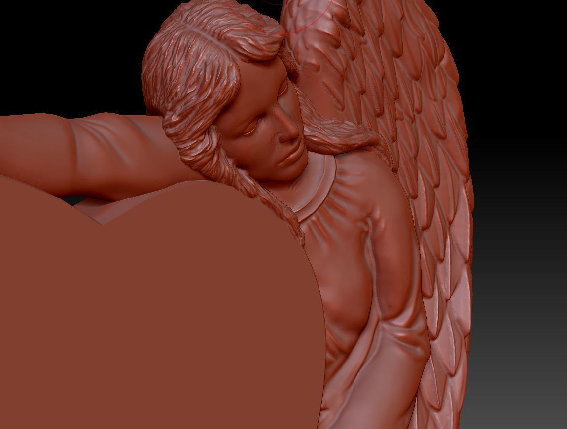 Angel Monuments 3D Stl model 3D print model_16