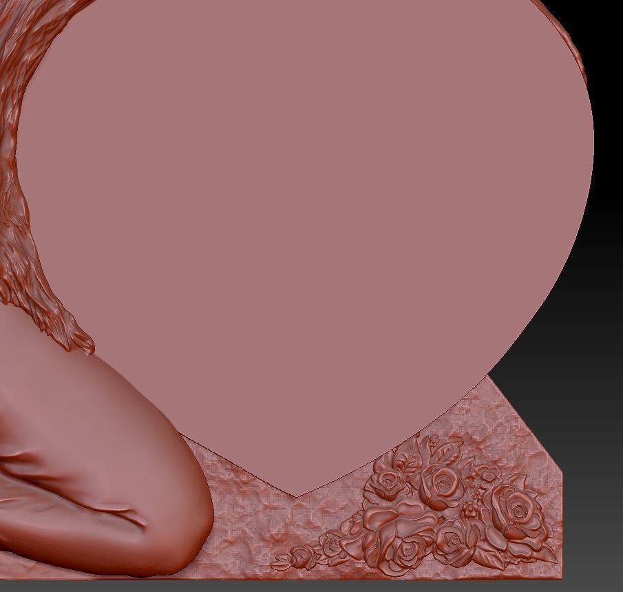 Angel Monuments 3D Stl model 3D print model_14