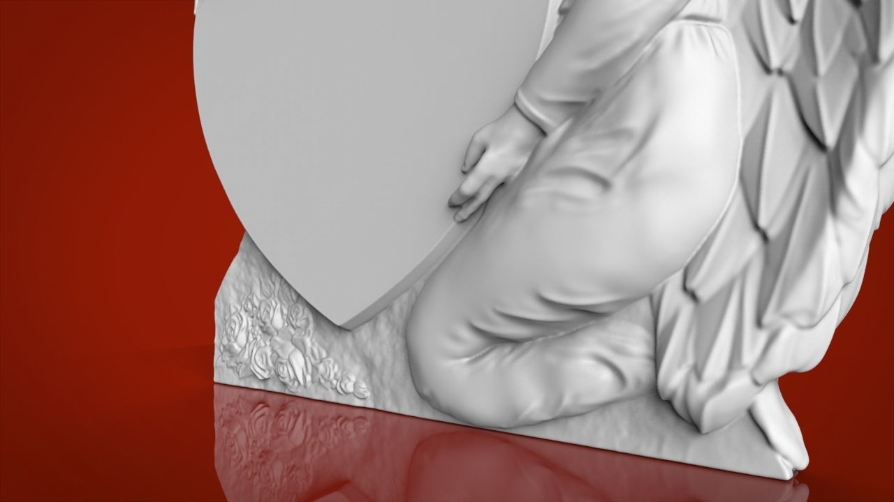 Angel Monuments 3D Stl model 3D print model_4