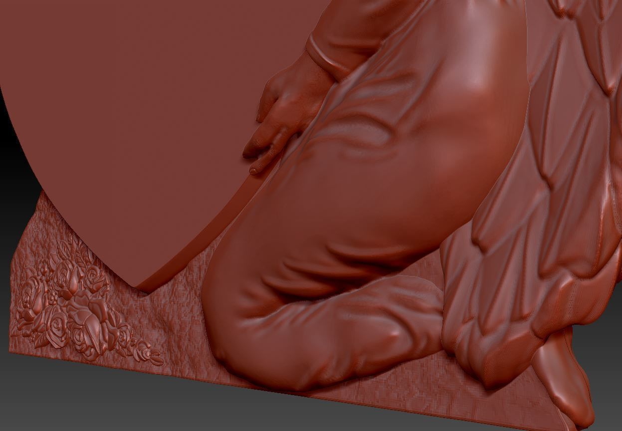 Angel Monuments 3D Stl model 3D print model_18