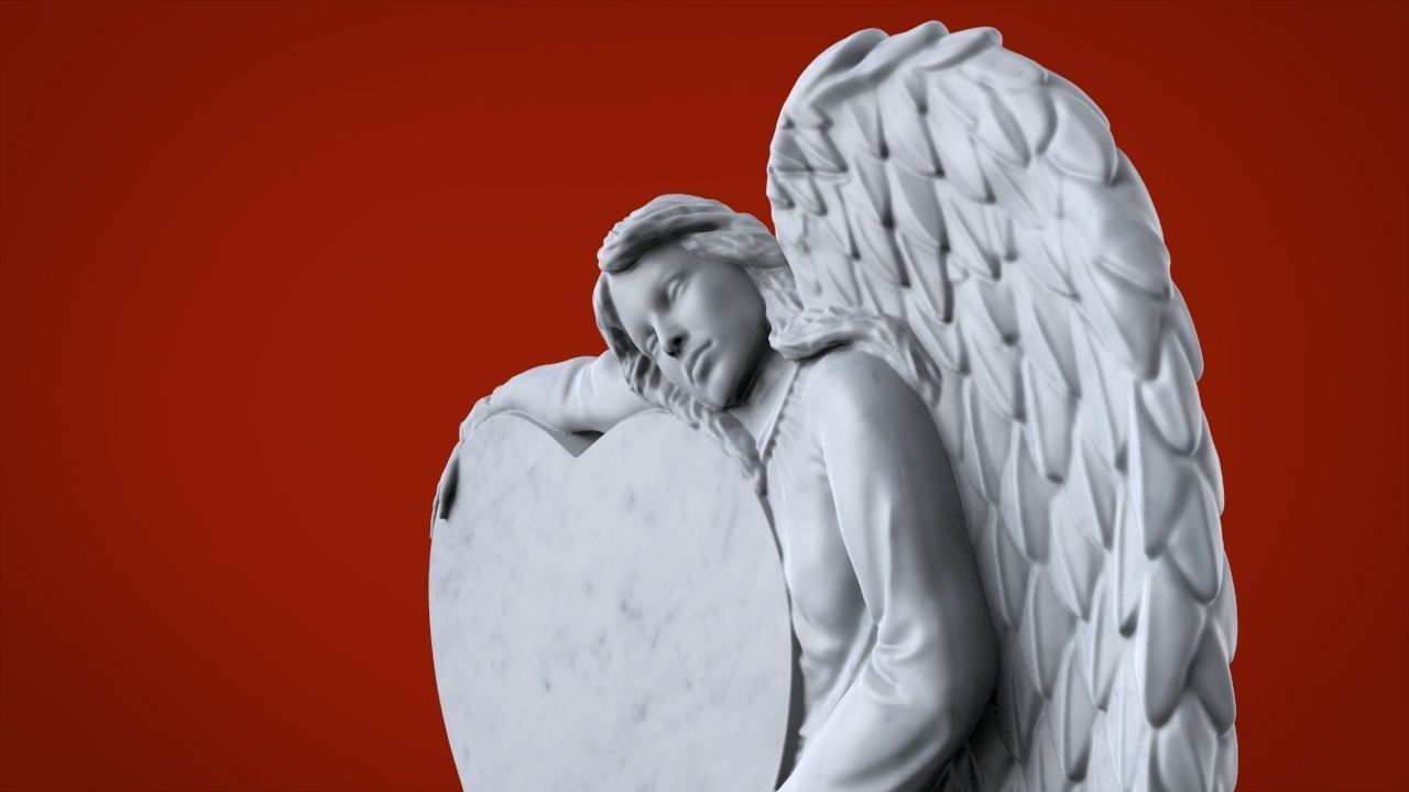 Angel Monuments 3D Stl model 3D print model_3