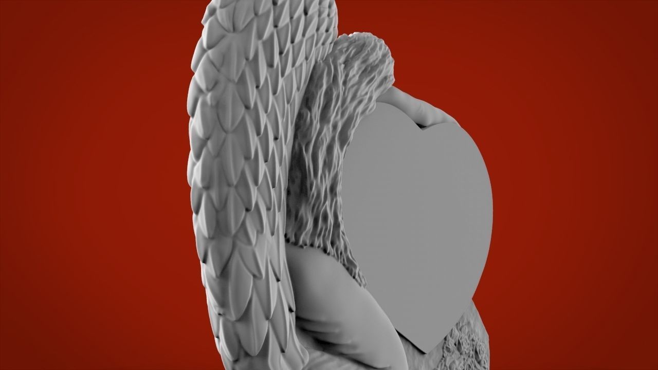 Angel Monuments 3D Stl model 3D print model_9