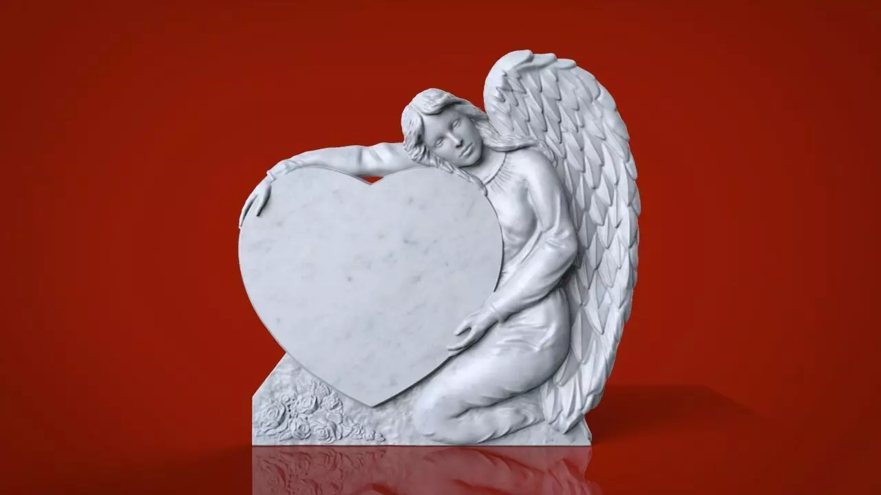 Angel Monuments 3D Stl model 3D print model_0