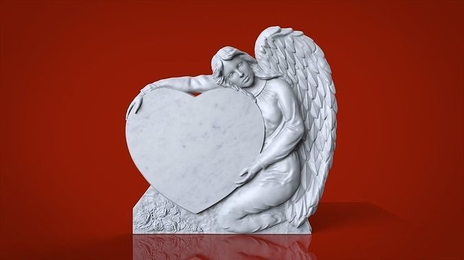 Angel Monuments 3D Stl model 3D print model