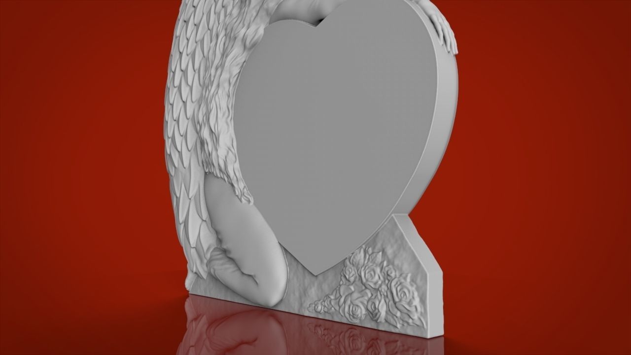 Angel Monuments 3D Stl model 3D print model_8