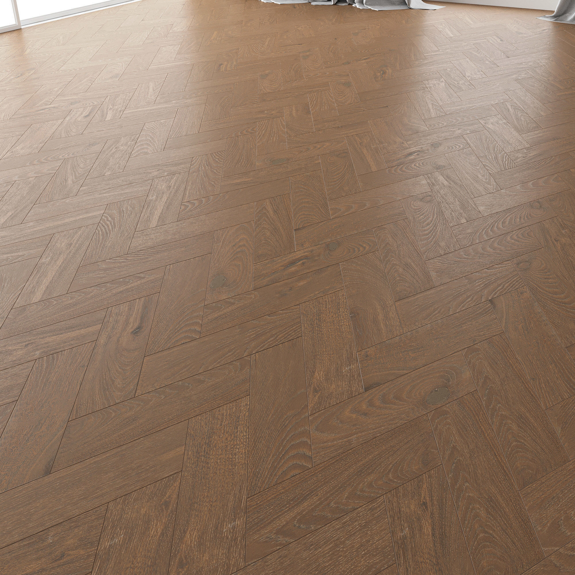 Parquet Oak Vincinyatta Brushed set 5 3D model_1