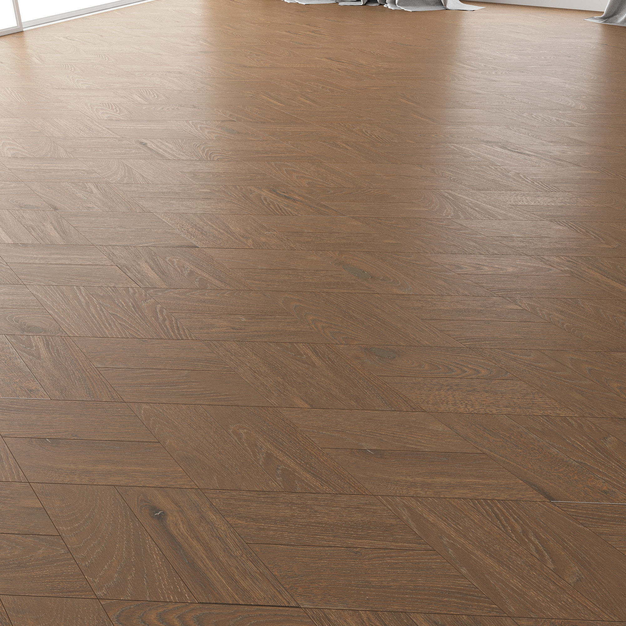 Parquet Oak Vincinyatta Brushed set 5 3D model_2
