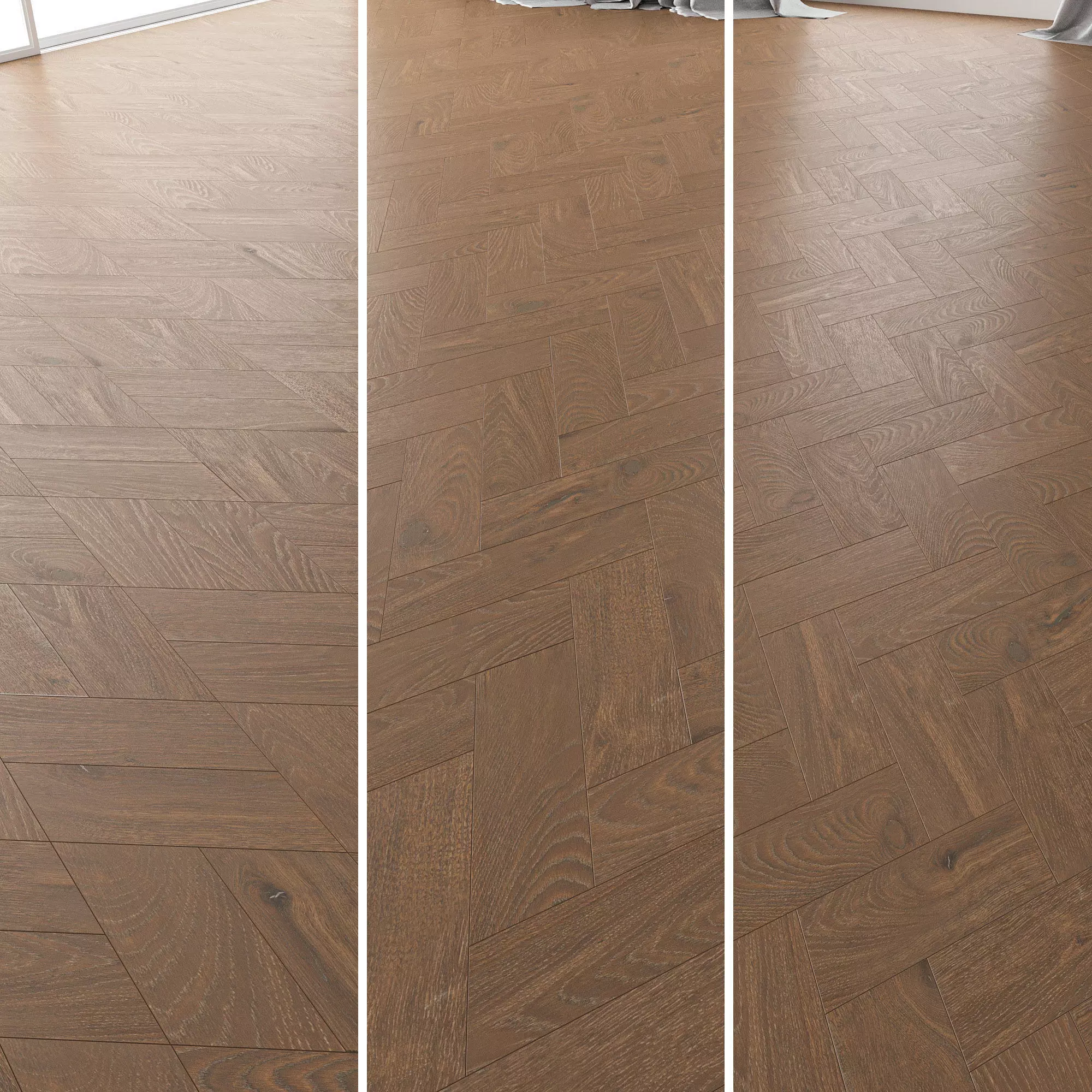 Parquet Oak Vincinyatta Brushed set 5 3D model_0